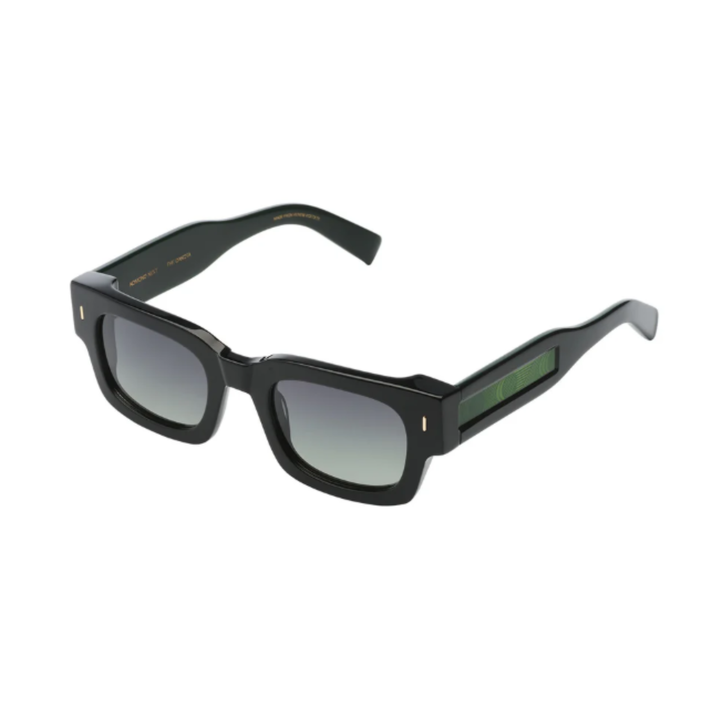 DakotaBlack Dakota square unisex sunglasses with modern premium full rim frame design