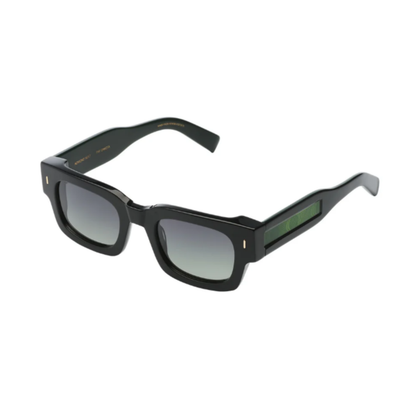 DakotaBlack Dakota square unisex sunglasses with modern premium full rim frame design