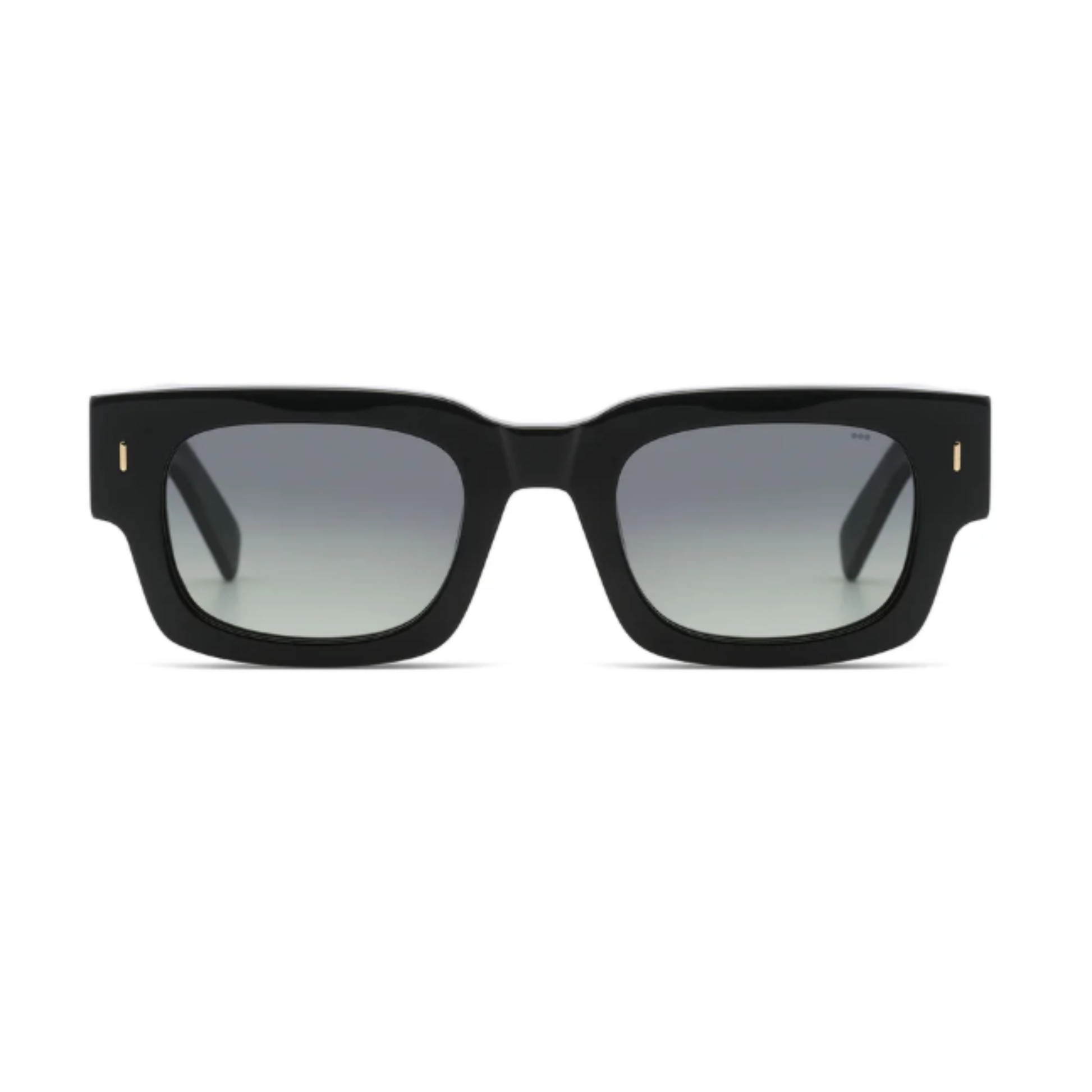 DakotaBlack Dakota square unisex sunglasses with modern premium full rim frame design