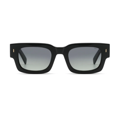 DakotaBlack Dakota square unisex sunglasses with modern premium full rim frame design
