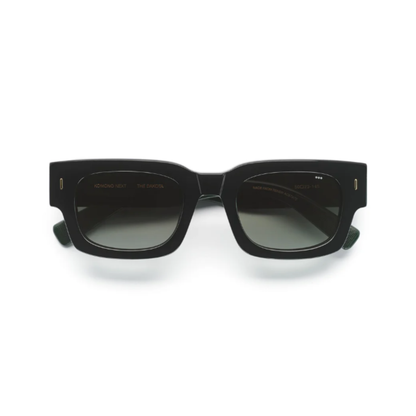 DakotaBlack Dakota square unisex sunglasses with modern premium full rim frame design