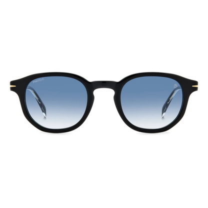 David Beckham DB1007/S men's round acetate sunglasses with premium craftsmanship and UV-protective lenses.