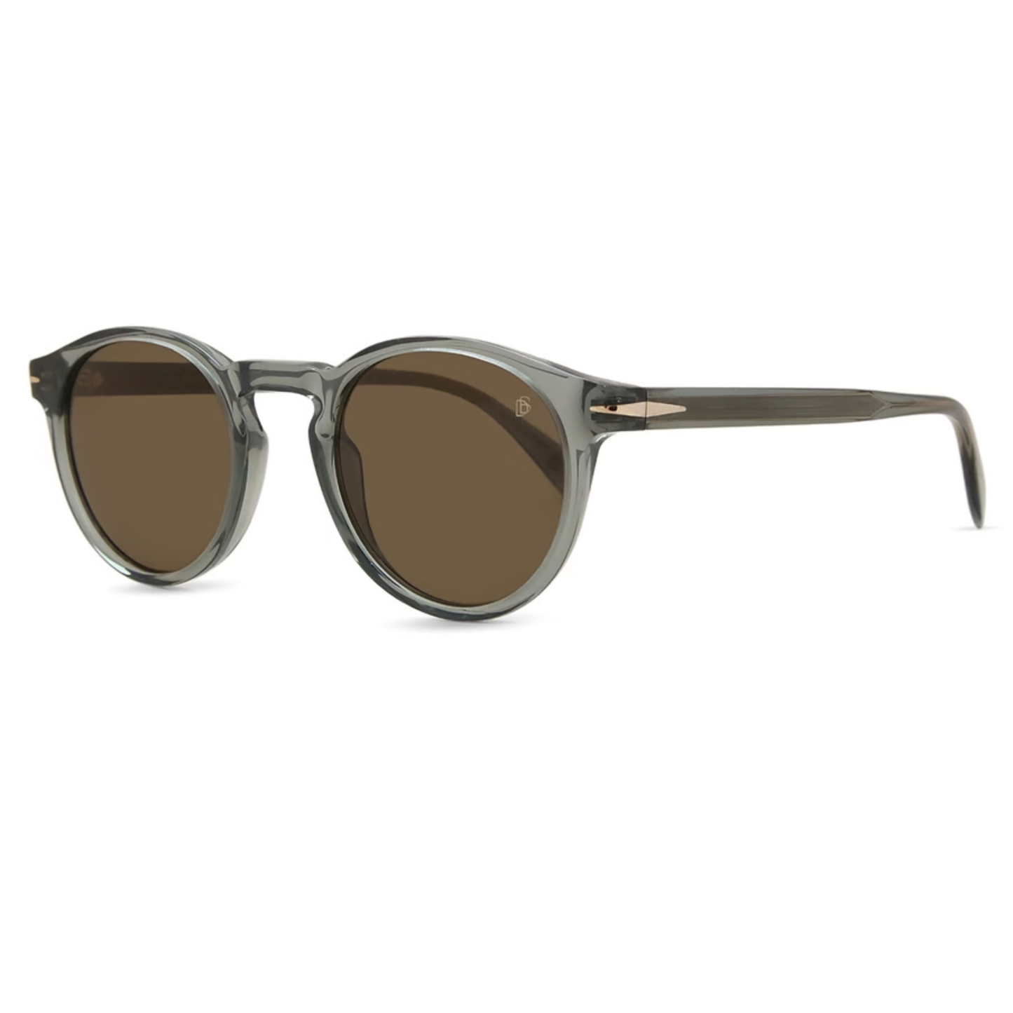 David Beckham DB1036/S unisex round acetate sunglasses with premium designer styling.