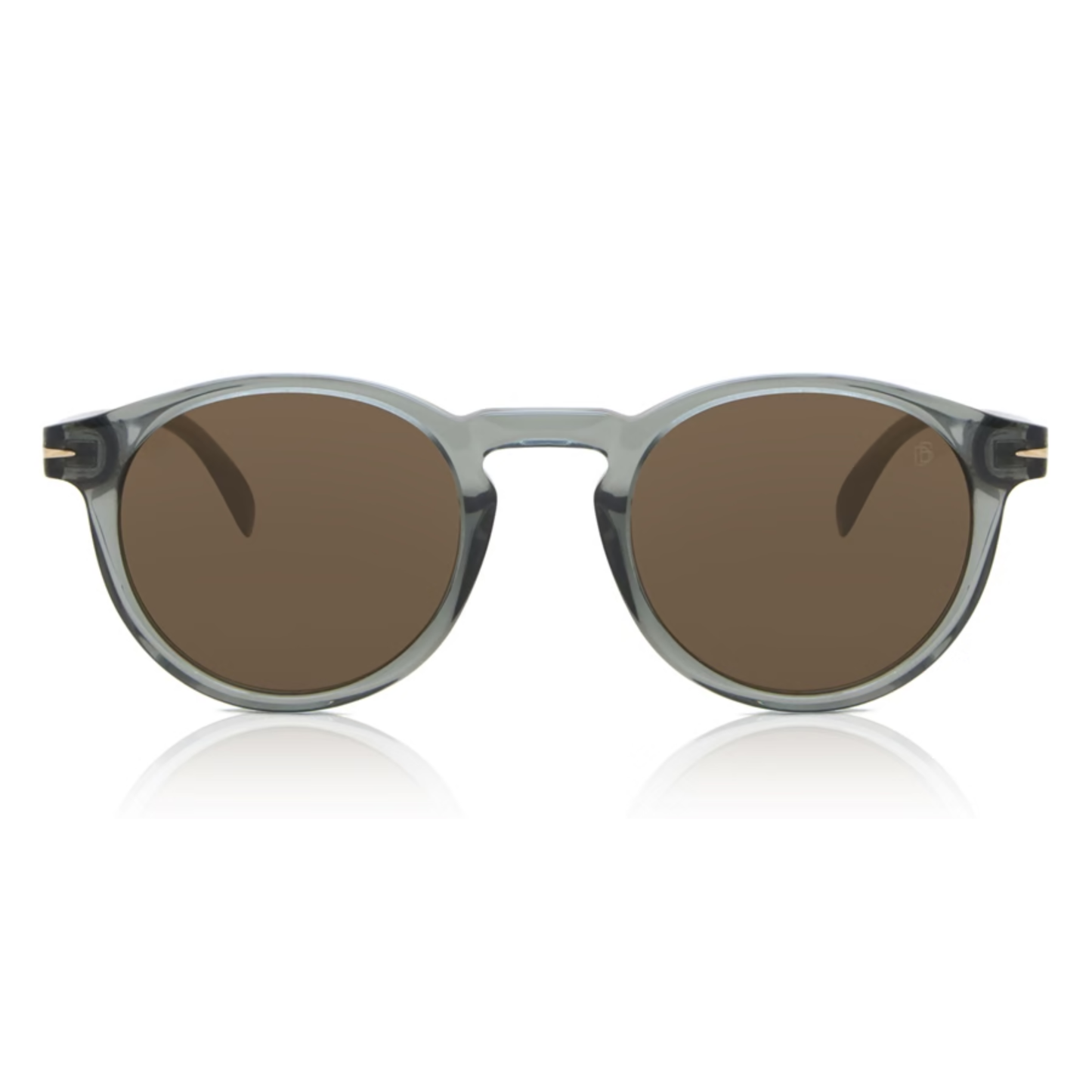 David Beckham DB1036/S unisex round acetate sunglasses with premium designer styling.