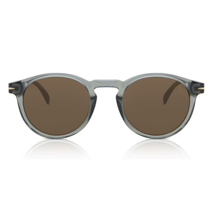 David Beckham DB1036/S unisex round acetate sunglasses with premium designer styling.