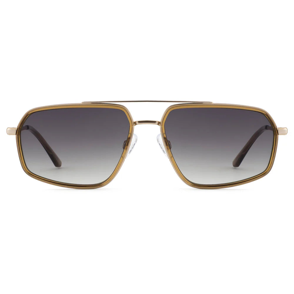 DJ0025/108 GoldC5 David Jones DJ0025-108 aviator sunglasses with premium metal full rim frame