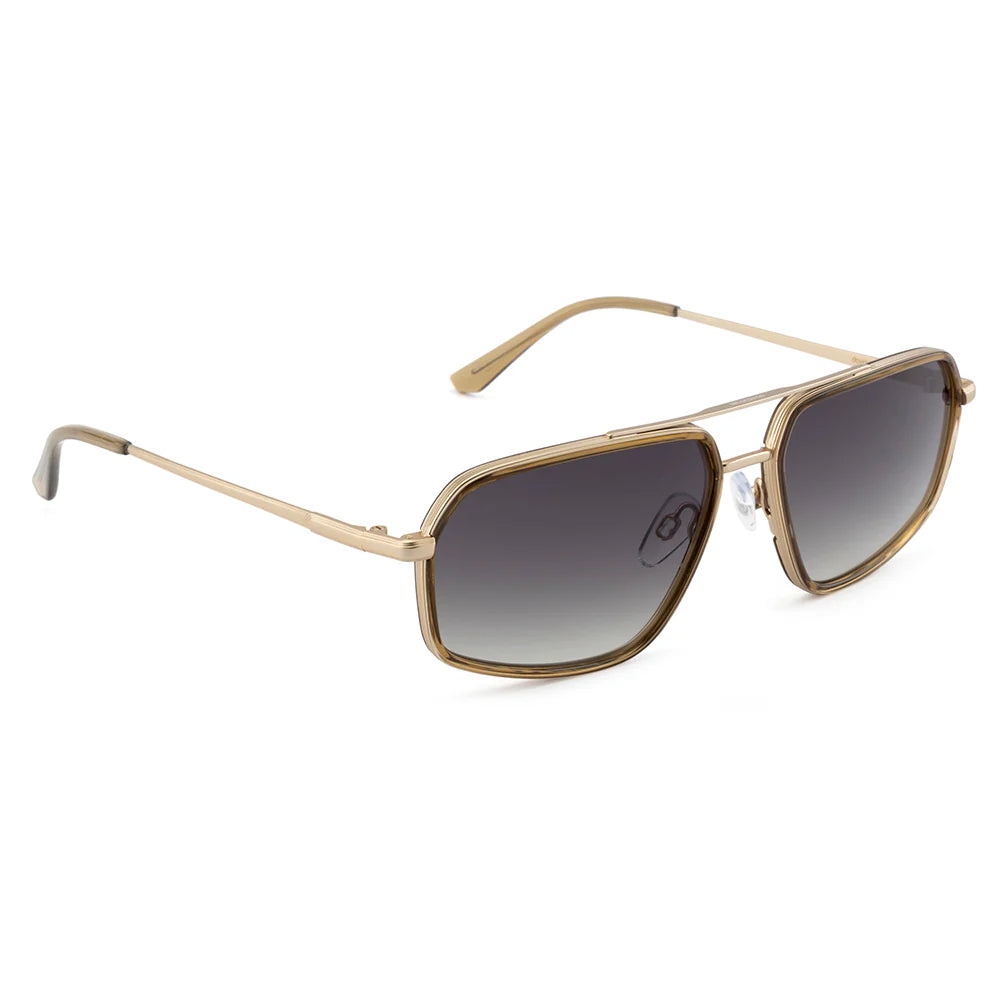 DJ0025/108 GoldC5 David Jones DJ0025-108 aviator sunglasses with premium metal full rim frame
