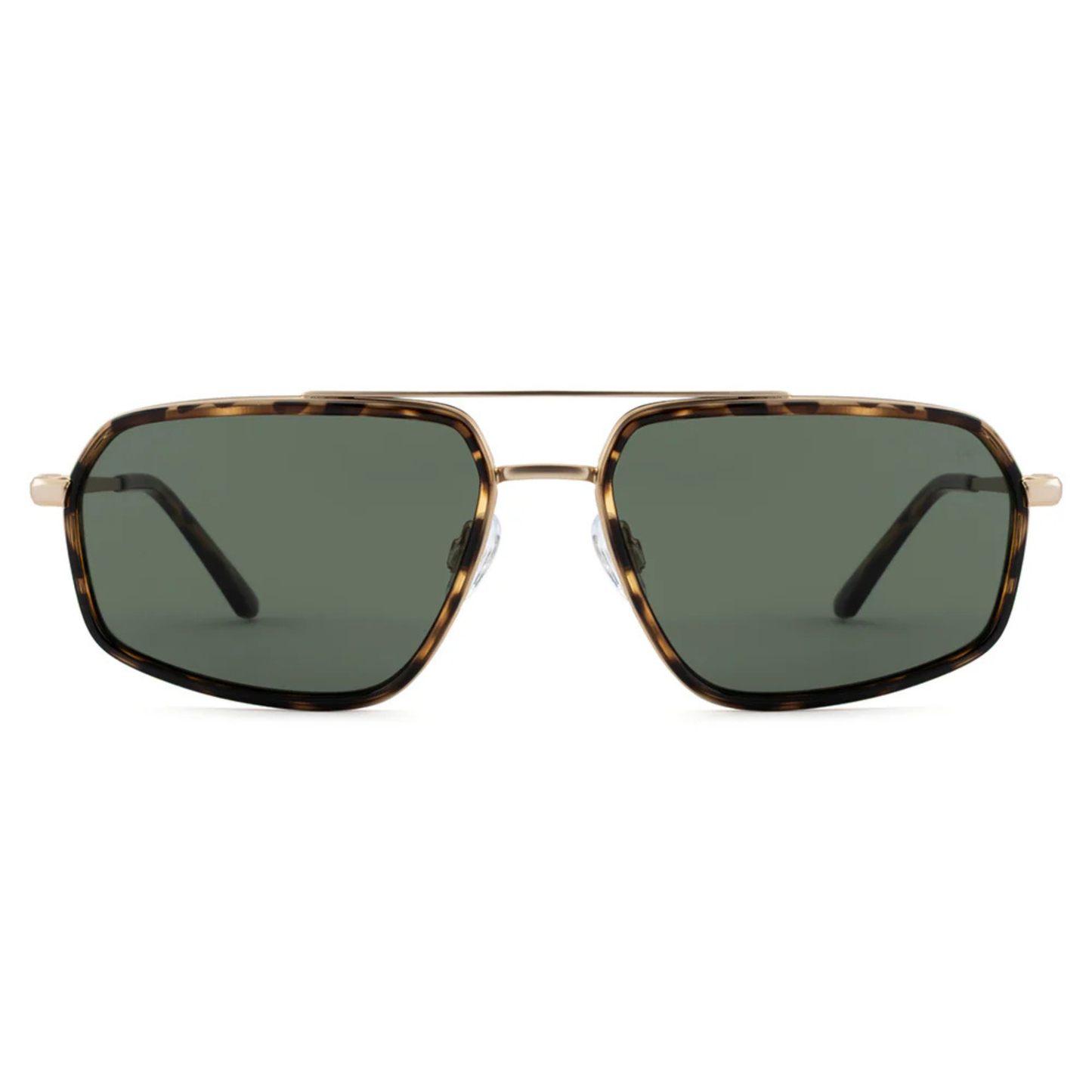 BrownHavanaC2 David Jones DJ0025-108 aviator sunglasses with premium metal full rim frame