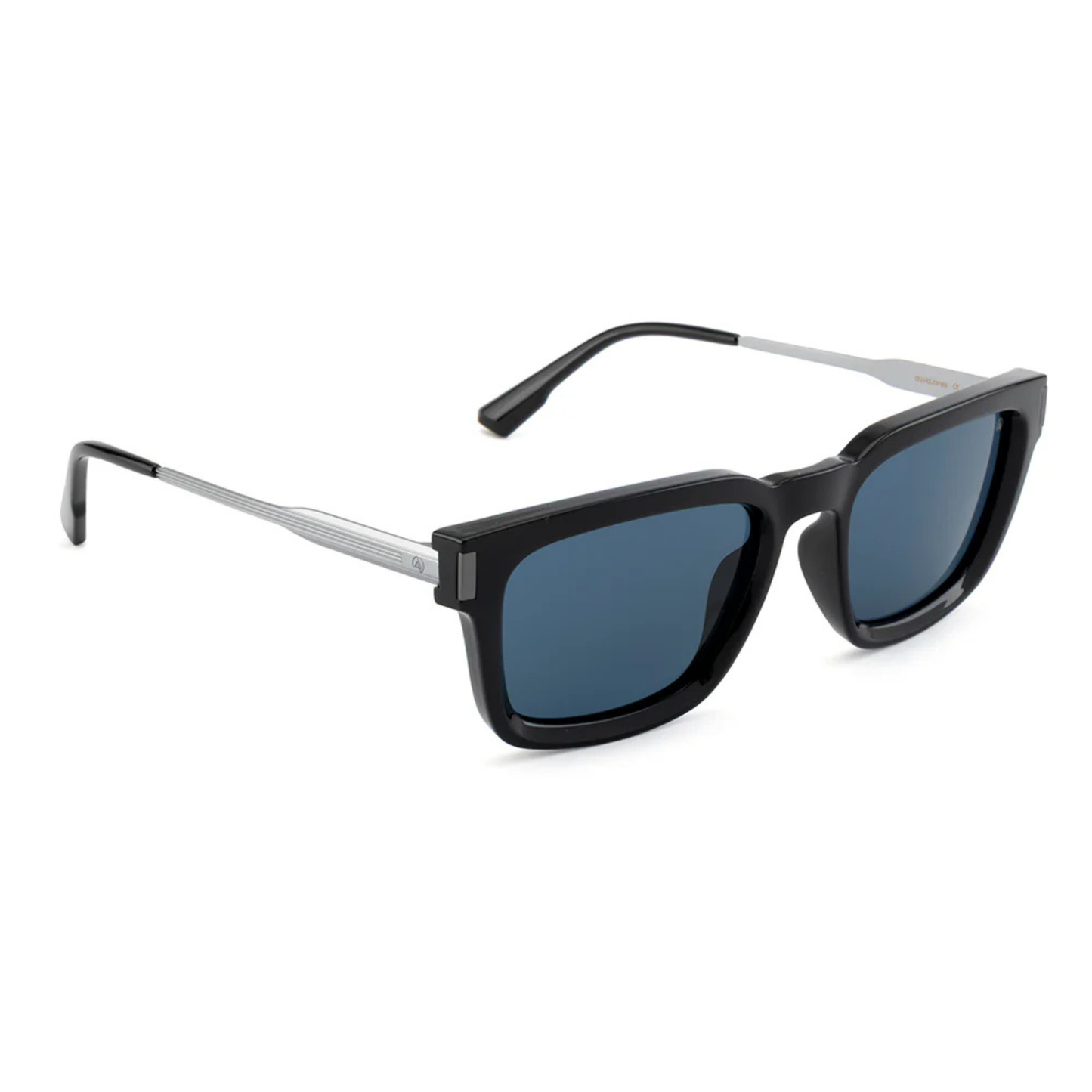 C2Black David Jones DJ0025-44 unisex square sunglasses with premium full rim metal frame