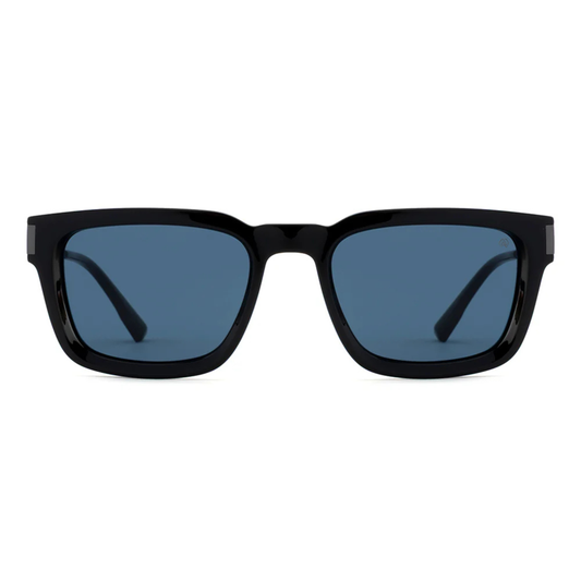 C2Black David Jones DJ0025-44 unisex square sunglasses with premium full rim metal frame
