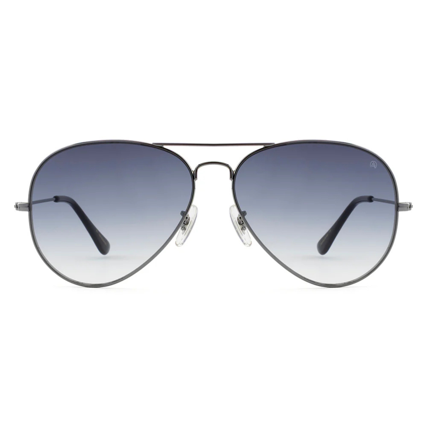 DJ0025/99SilverC2 David Jones DJ0025-99 unisex aviator sunglasses with premium metal full rim frame
