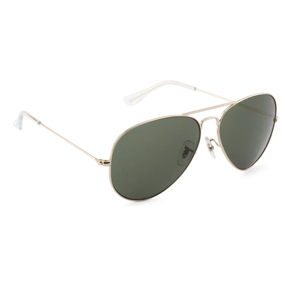DJ0025/99GoldC3 David Jones DJ0025-99 unisex aviator sunglasses with premium metal full rim frame