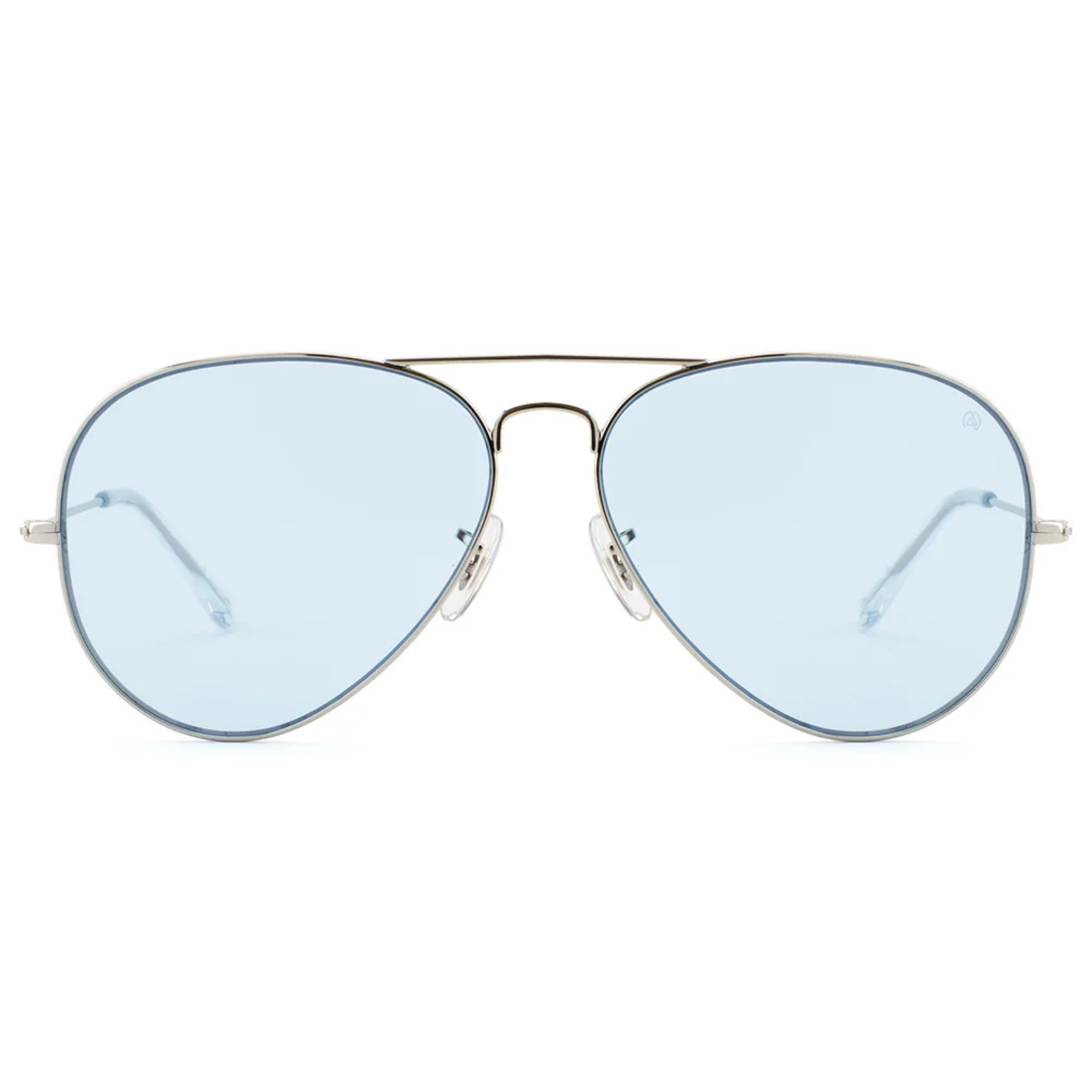 DJ0025/99SilverC5 David Jones DJ0025-99 unisex aviator sunglasses with premium metal full rim frame