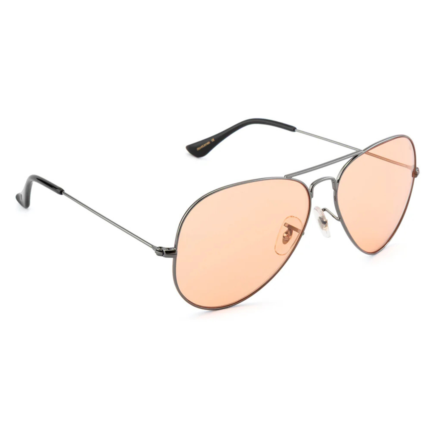 DJ0025/99SilverC6 David Jones DJ0025-99 unisex aviator sunglasses with premium metal full rim frame