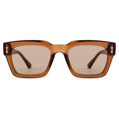 David Jones DJ0025 Men's square sunglasses with premium acetate full-rim frame and UV-protective lenses. Front View