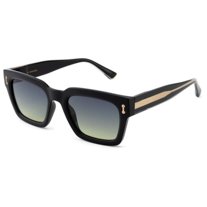 David Jones DJ0025 Men's square sunglasses with premium acetate full-rim frame and UV-protective lenses. Angle View