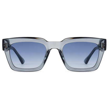 David Jones DJ0025 Men's square sunglasses with premium acetate full-rim frame and UV-protective lenses. Front View