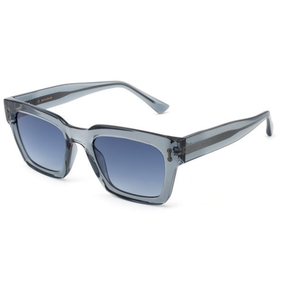 David Jones DJ0025 Men's square sunglasses with premium acetate full-rim frame and UV-protective lenses. Angle View
