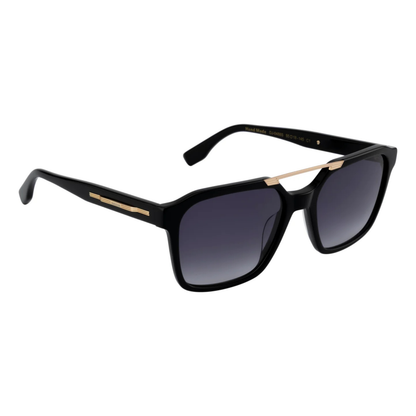 DJ0488BlackC1 David Jones unisex square sunglasses