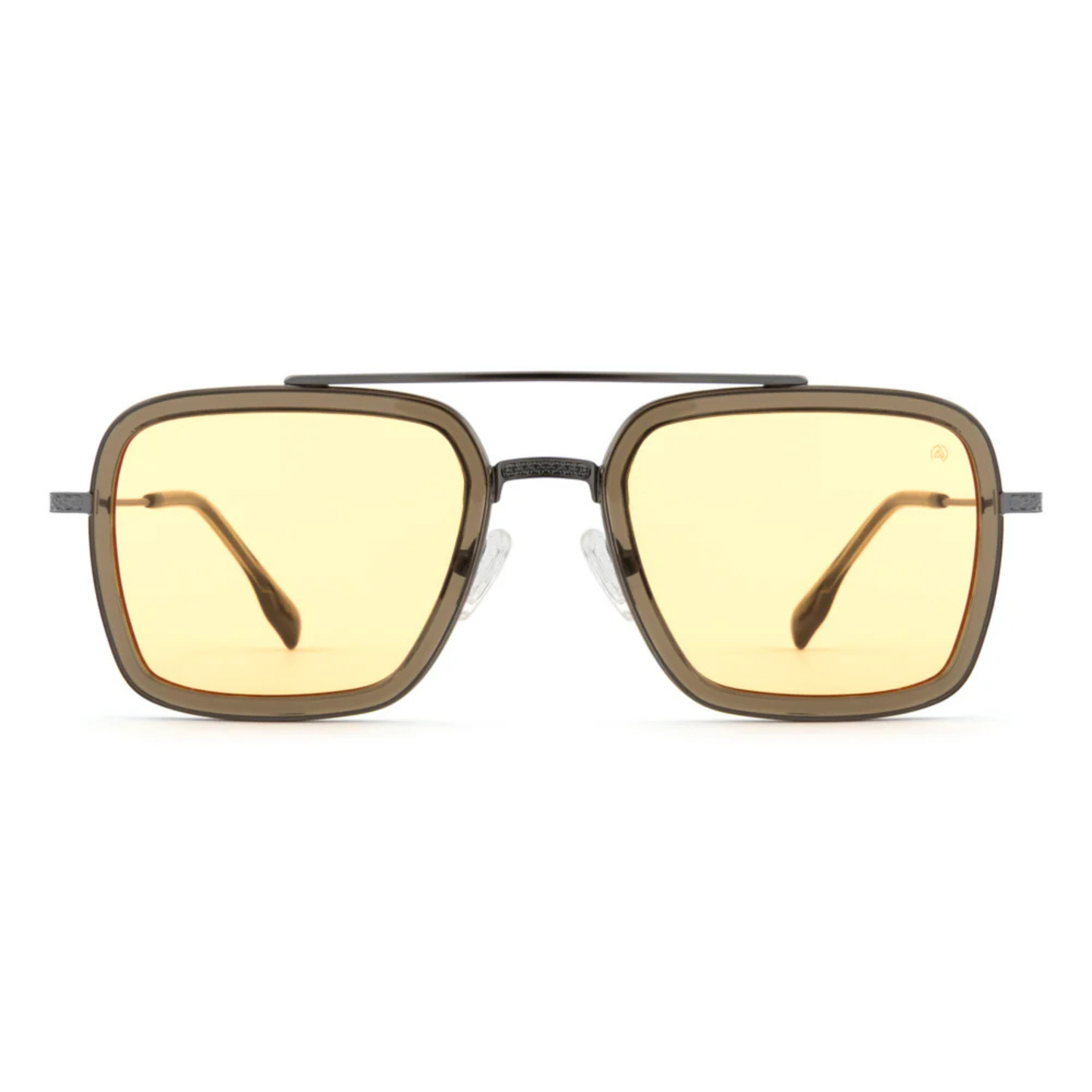 GreyGunmetalC5 David Jones DJ0501 sunglasses with premium square metal full rim frame