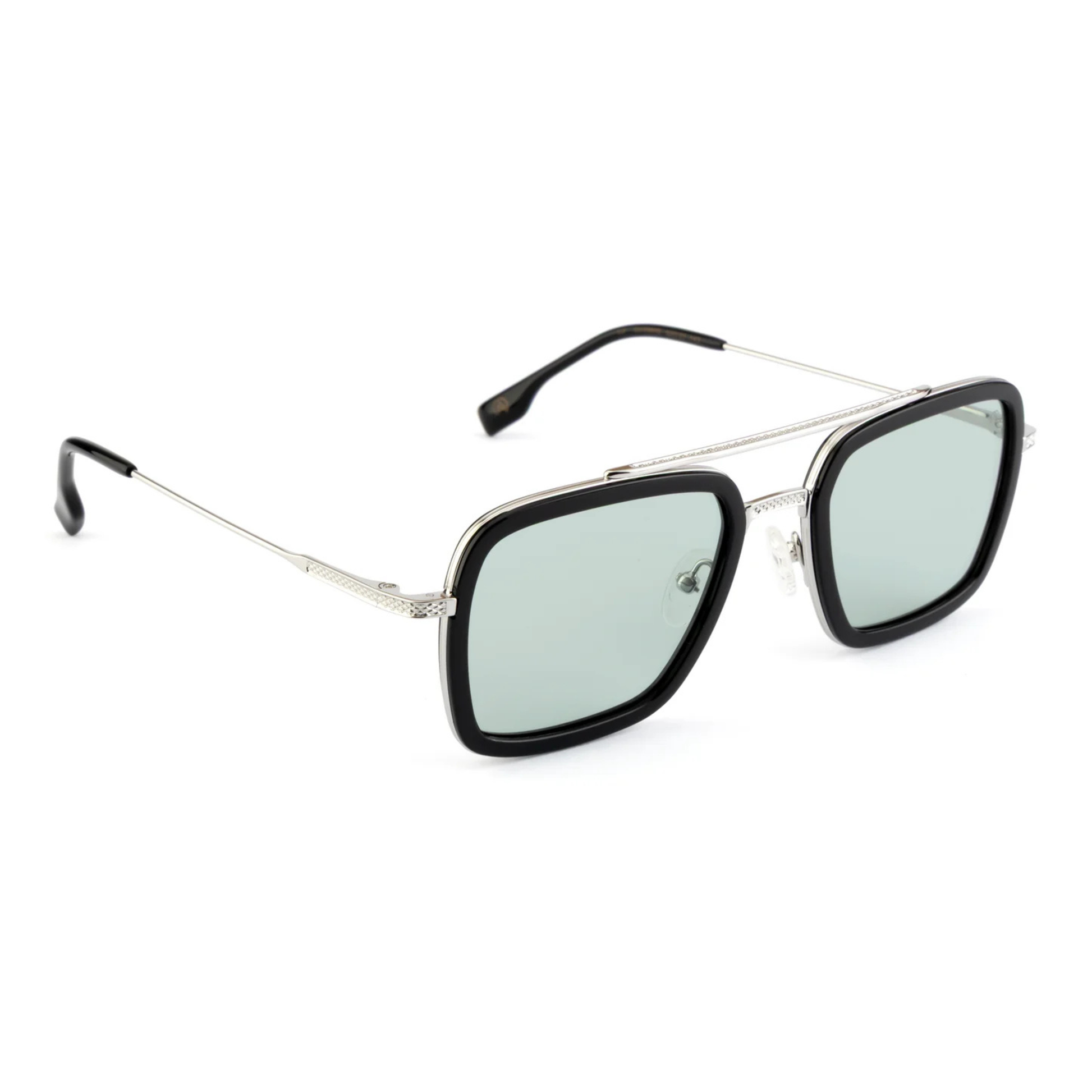 BlackBlueC2 David Jones DJ0501 sunglasses with premium square metal full rim frame