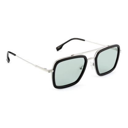 BlackBlueC2 David Jones DJ0501 sunglasses with premium square metal full rim frame