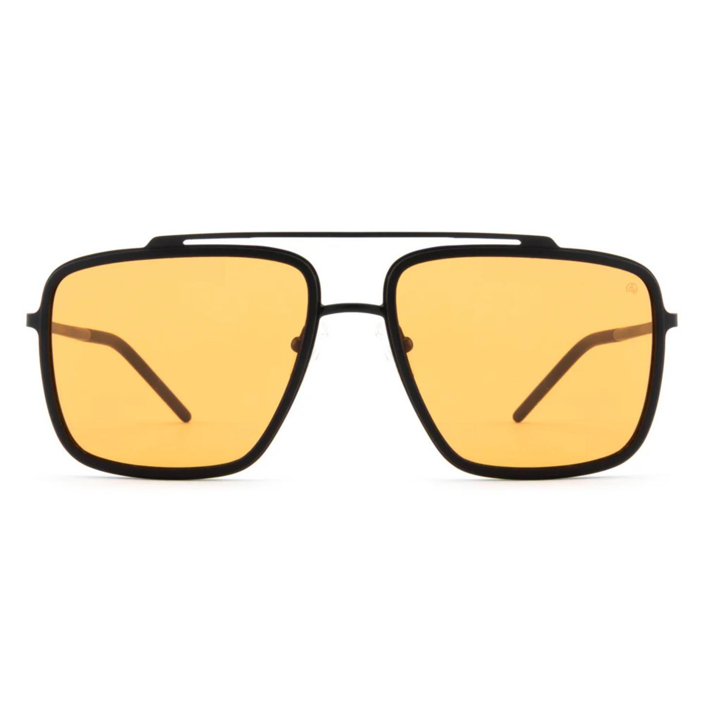 YellowBlackC2 David Jones DJ0502S unisex sunglasses with premium full rim designer frame