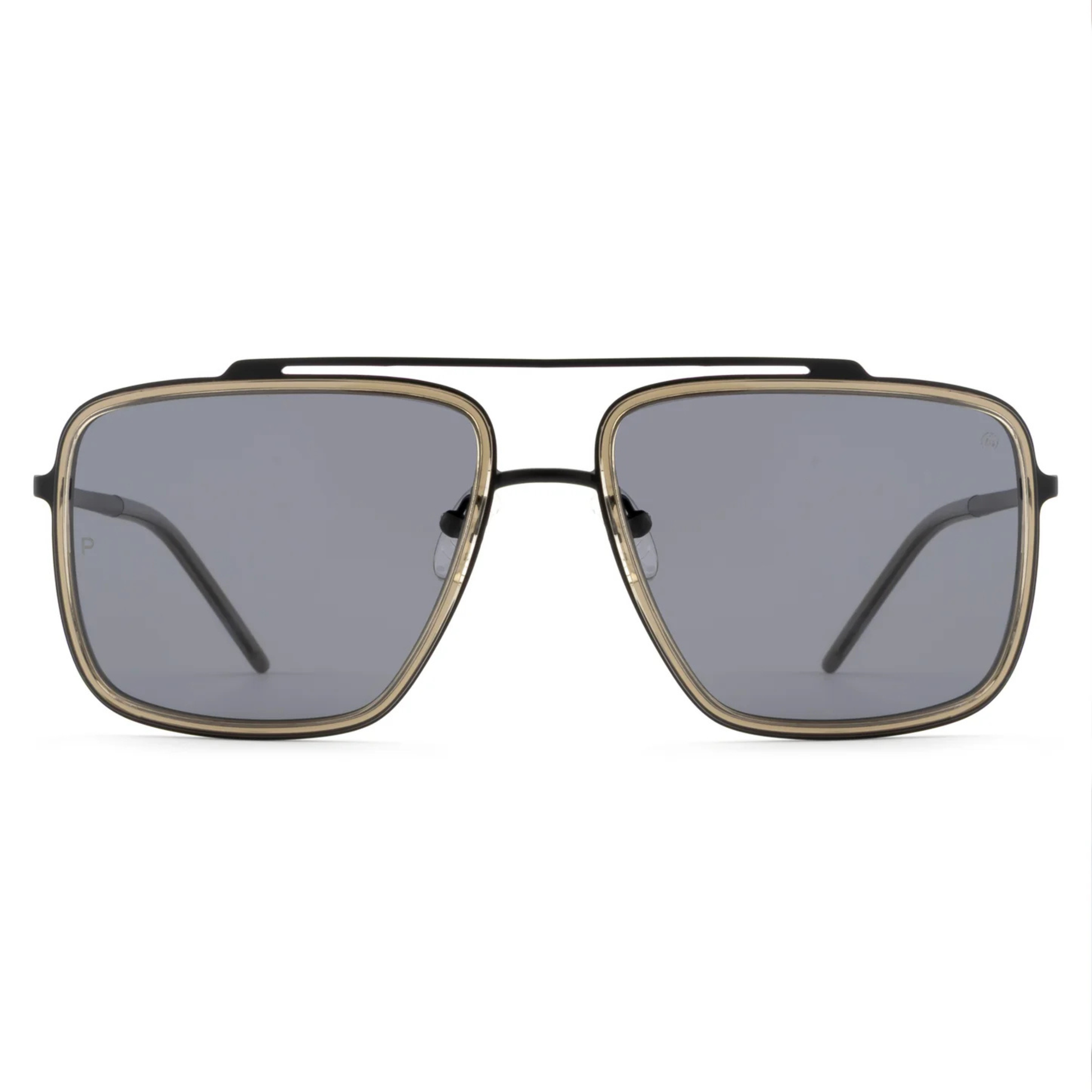 GunmetalGreyC1 David Jones DJ0502S unisex sunglasses with premium full rim designer frame