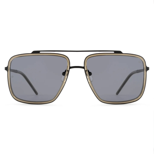 GunmetalGreyC1 David Jones DJ0502S unisex sunglasses with premium full rim designer frame