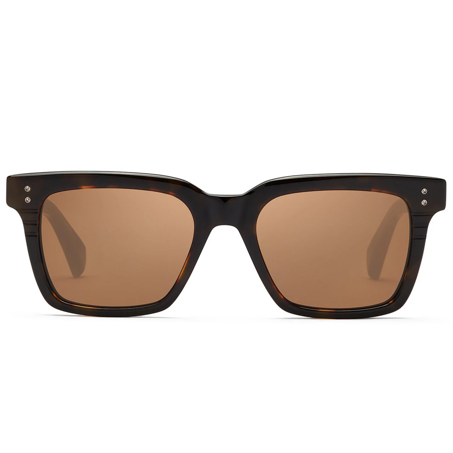 DITA DRX2086 Sequoia square full rim acetate sunglasses in dark tortoise with burnt brown lenses