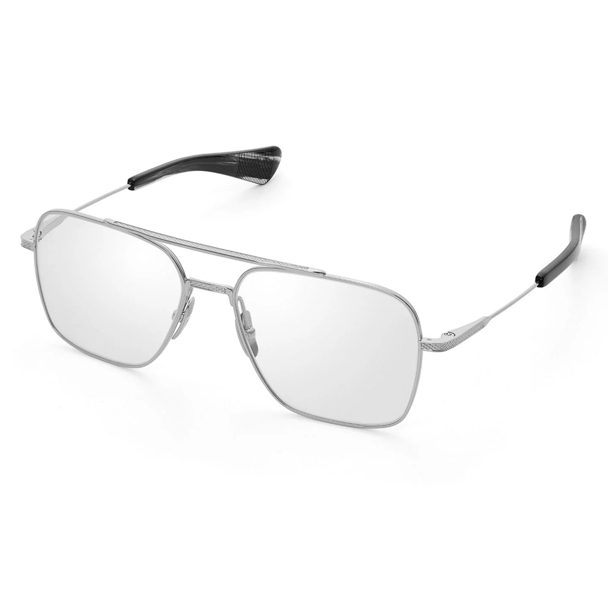 DITA DTS111 unisex titanium navigator full-rim optical three-quarter view