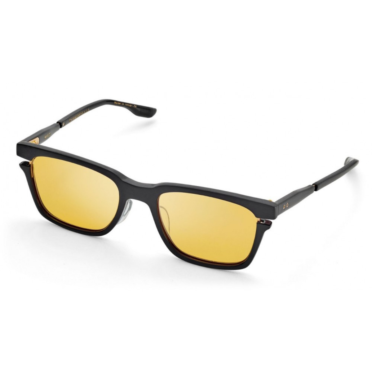 DITA DTS112 Avec unisex acetate rectangle full-rim sunglasses three-quarter view
