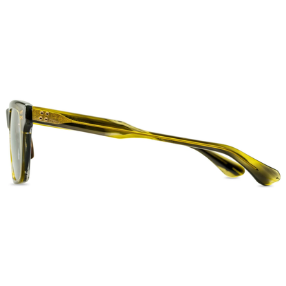 Dita DTS713 Thavos unisex acetate square sunglasses side temple profile