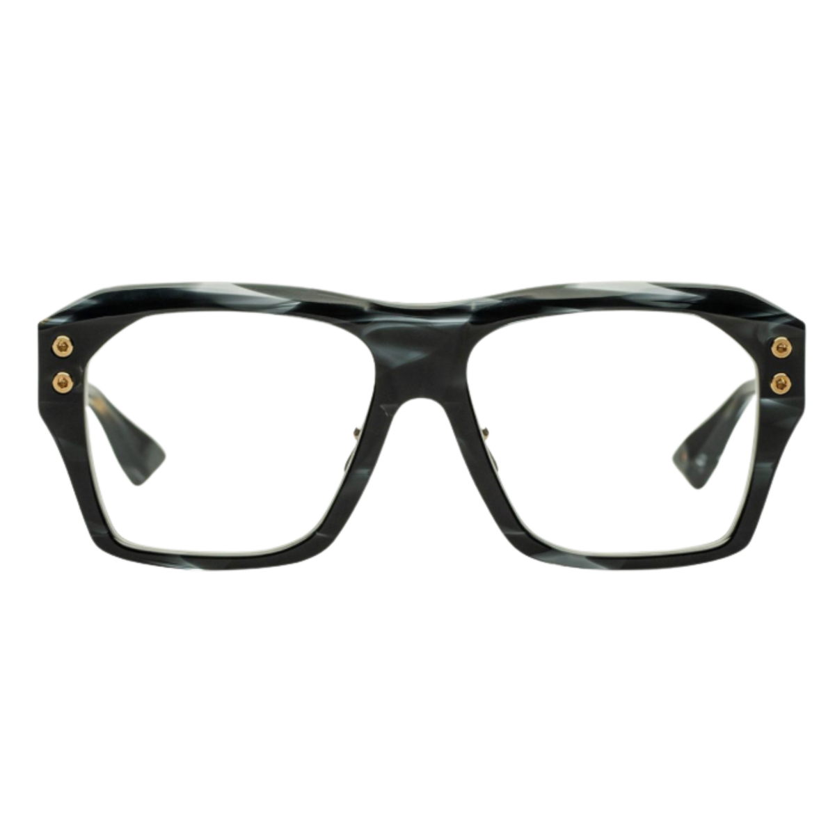 Dita DTX417 unisex Japanese acetate square full-rim optical frame front view