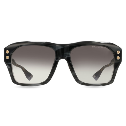DITA Grand-APX DTS417 mens acetate titanium square full-rim sunglasses front view