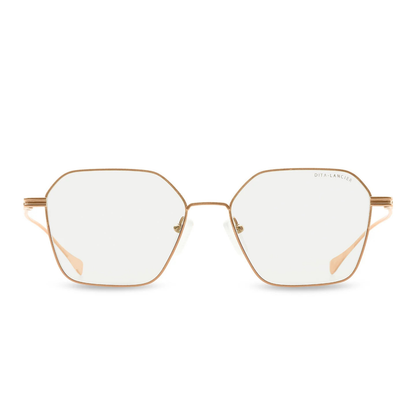Dita LSA-116 womens titanium hexagonal full-rim optical frame front view