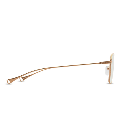 Dita LSA-116 womens titanium hexagonal optical frame side temple profile
