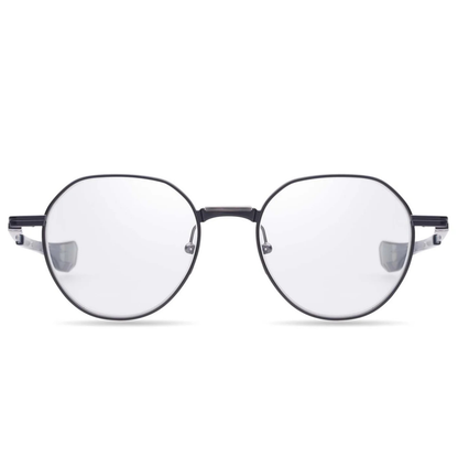 Dita DTS150 men's titanium round full rim optical frame front view