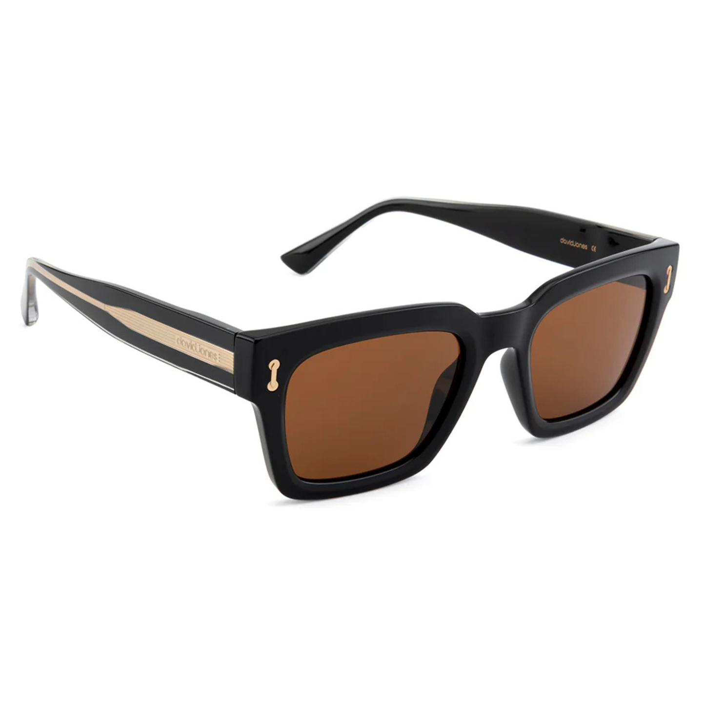 BlackBrownC1  DJ0025 unisex sunglasses with premium luxury full rim frame