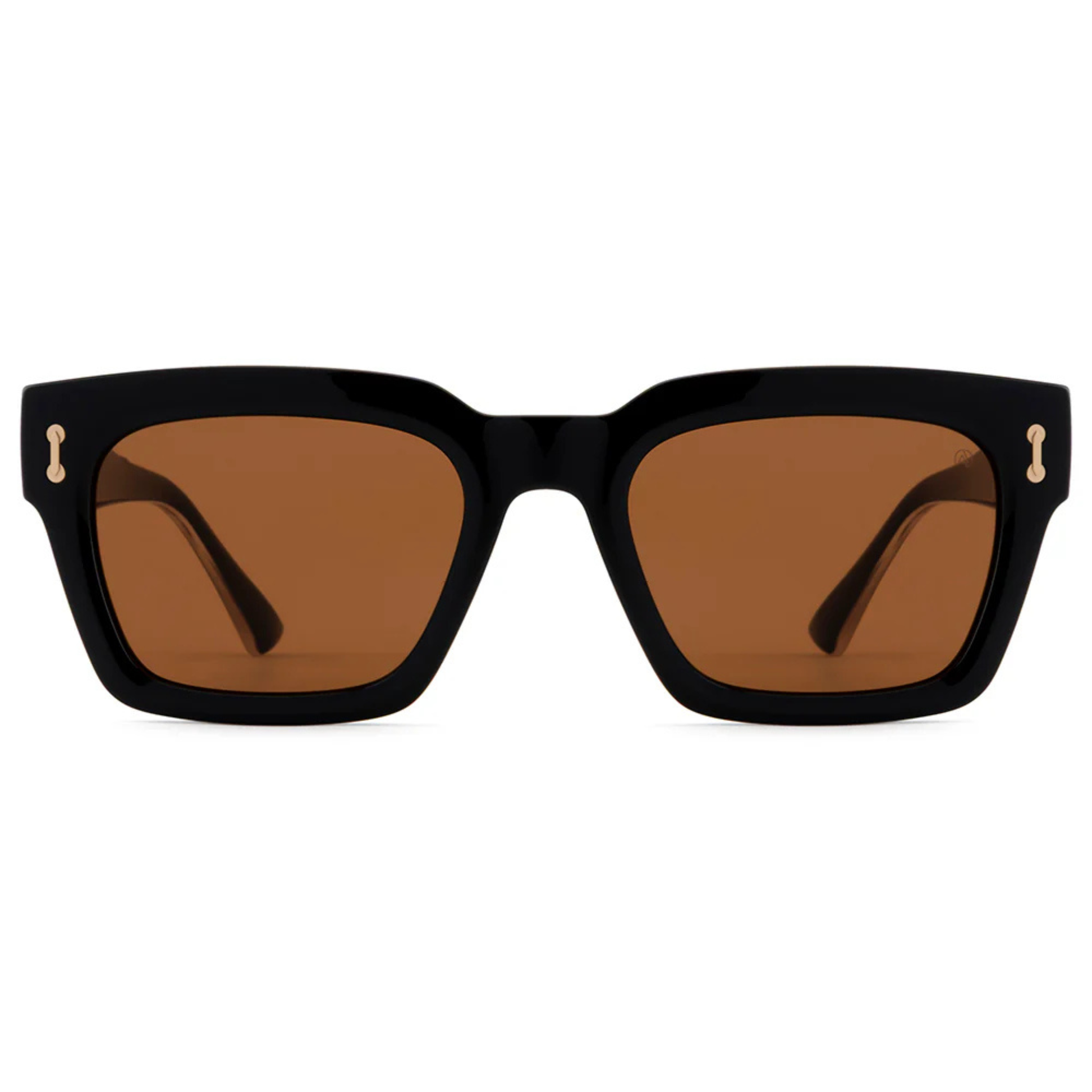 BlackBrownC1 DJ0025 unisex sunglasses with premium luxury full rim frame