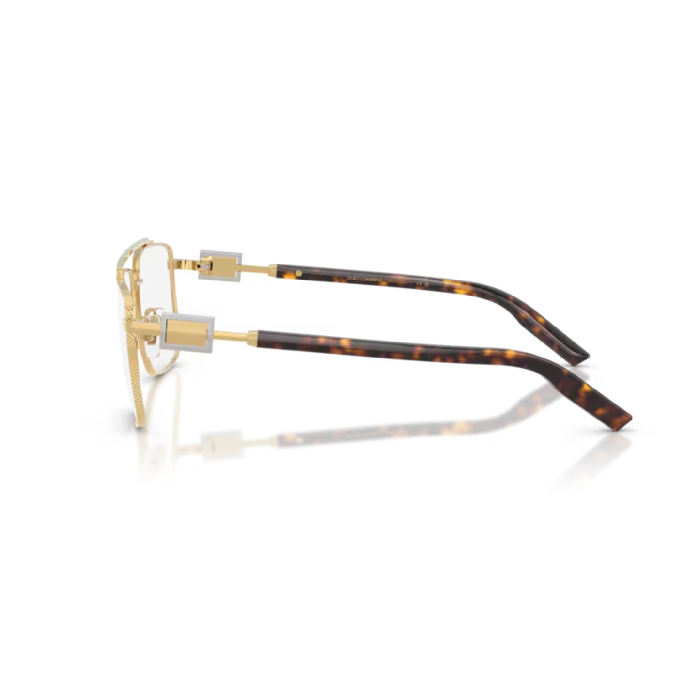 Dolce & Gabbana DG1368 unisex navigator metal optical frame with luxury Italian designer styling