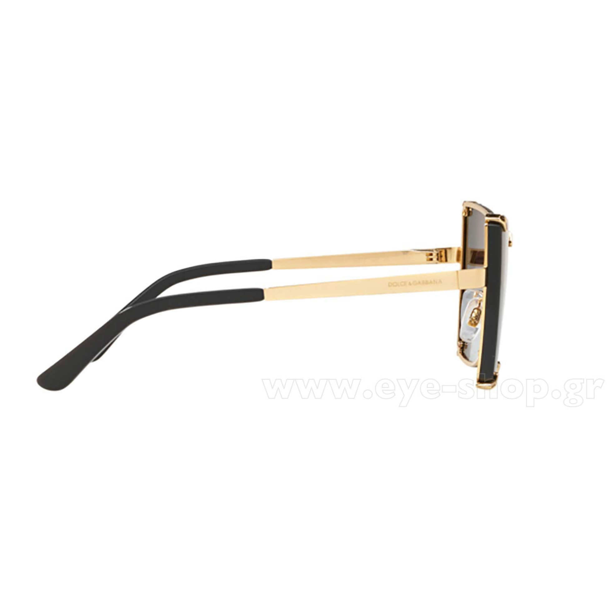 Dolce & Gabbana DG2214 women's metal cat-eye sunglasses with a refined full-rim designer frame.