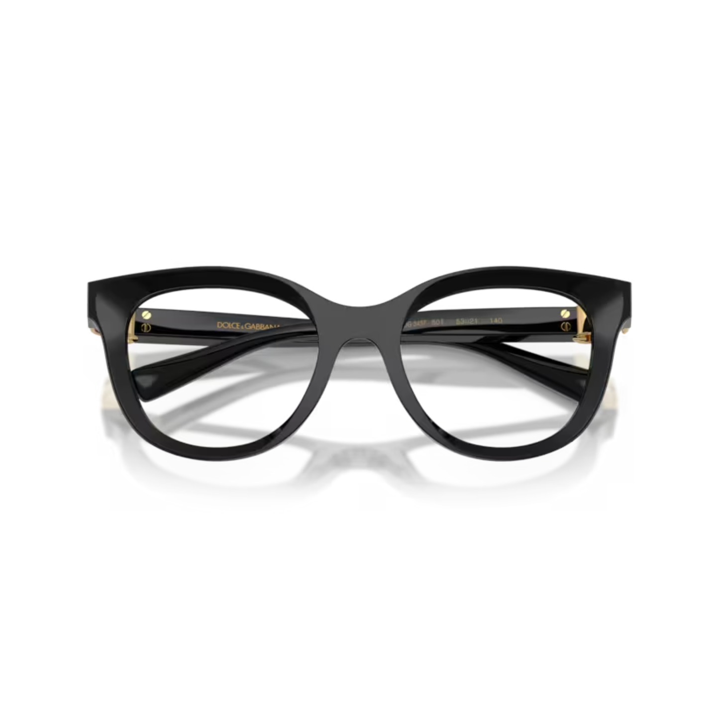 Dolce & Gabbana DG3437 women’s cat-eye optical frame with premium acetate construction and luxury Italian styling