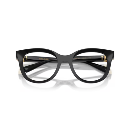Dolce & Gabbana DG3437 women’s cat-eye optical frame with premium acetate construction and luxury Italian styling