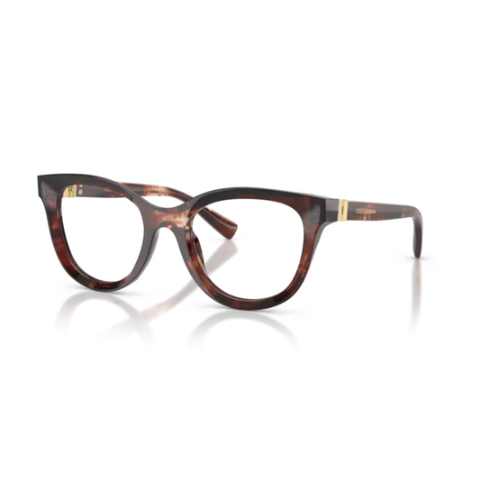 Dolce & Gabbana DG3437 women’s cat-eye optical frame with premium acetate construction and luxury Italian styling
