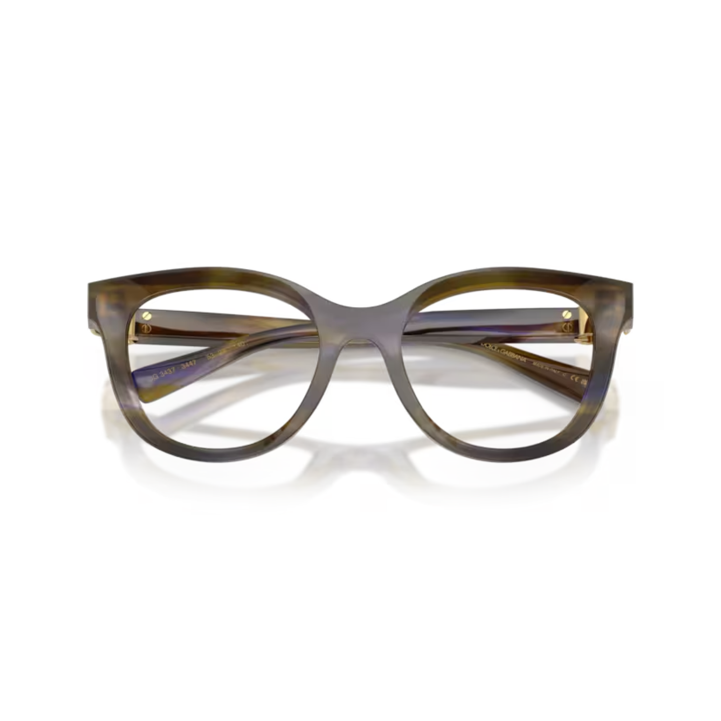 Dolce & Gabbana DG3437 women’s cat-eye optical frame with premium acetate construction and luxury Italian styling
