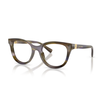 Dolce & Gabbana DG3437 women’s cat-eye optical frame with premium acetate construction and luxury Italian styling