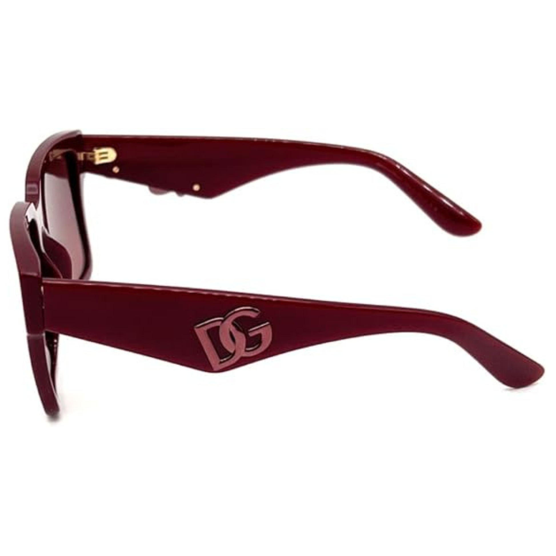 Dolce Gabbana DG4436 women acetate square full rim sunglasses three-quarter view