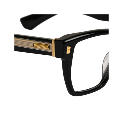 Dorrit Dekk 8943 Lazzaro unisex optical frame hinge and construction detail