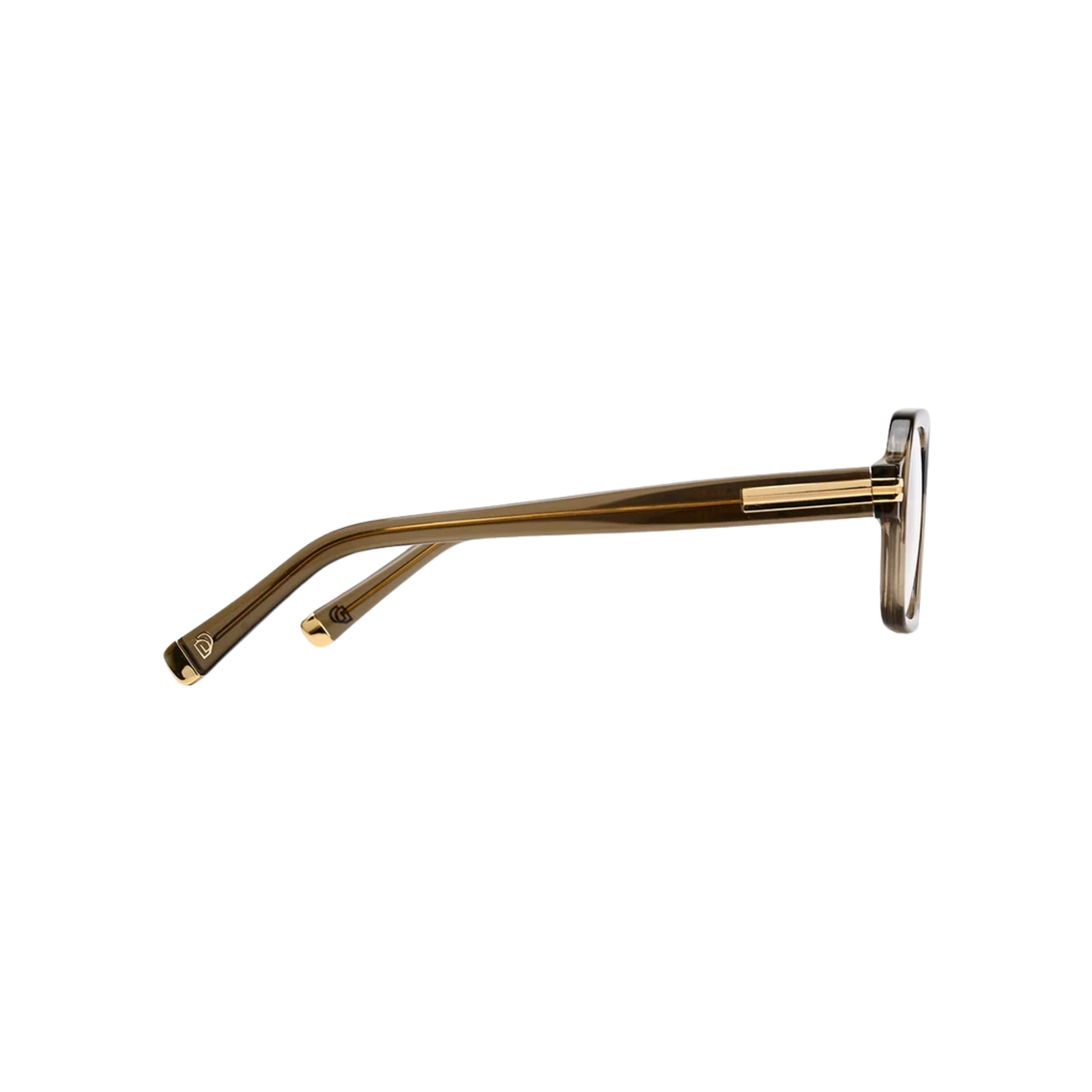 Dorrit Dekk DD003 Icarus unisex acetate rectangle optical frame side temple profile